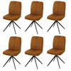 ESSZIMMERSTUHL Gelb 6er-Set - Gelb, Textil (47/90/56cm) - MCW