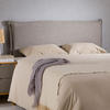 KOPFTEIL VINCEL 160X190 CM - Grau, Textil (162/94/7cm) - IDIMEX