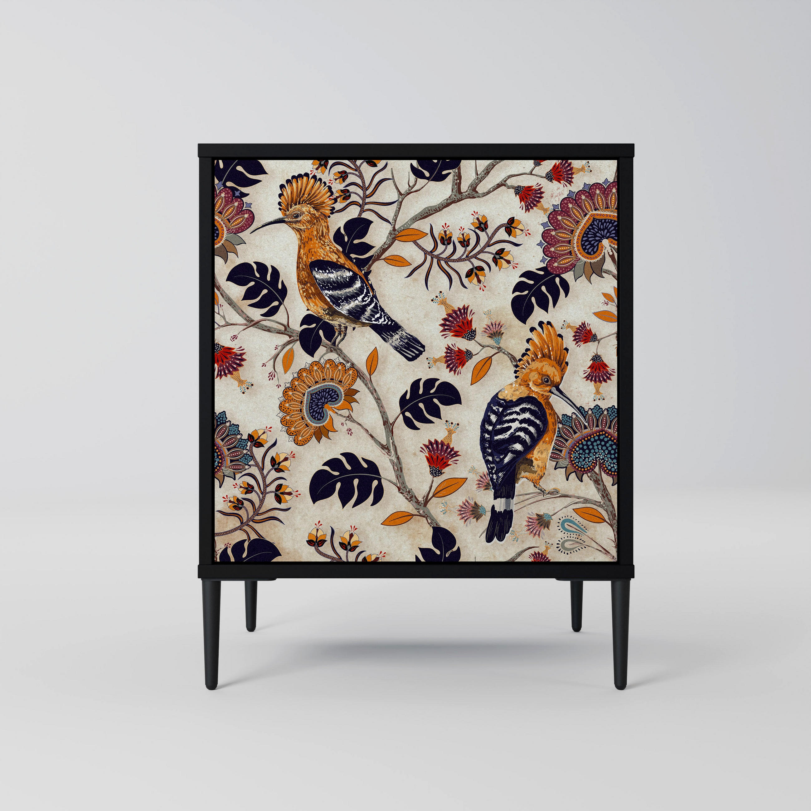 SpaceRebels Sideboard Schwarz 57.5x72.5x42 cm