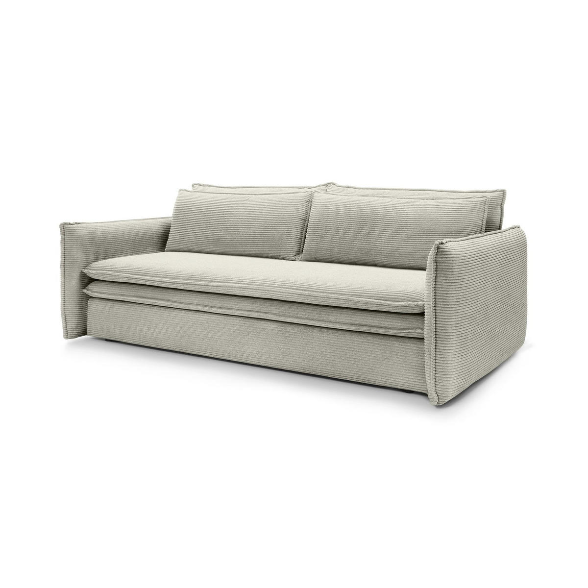 SOFA Lily Grau - Grau, Textil (240/82/95cm) - Pillovely