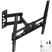 TV-WANDHALTERUNG, bis 50 kg, schwarz - Schwarz, Metall (8.1/43/44.5cm) - tectake