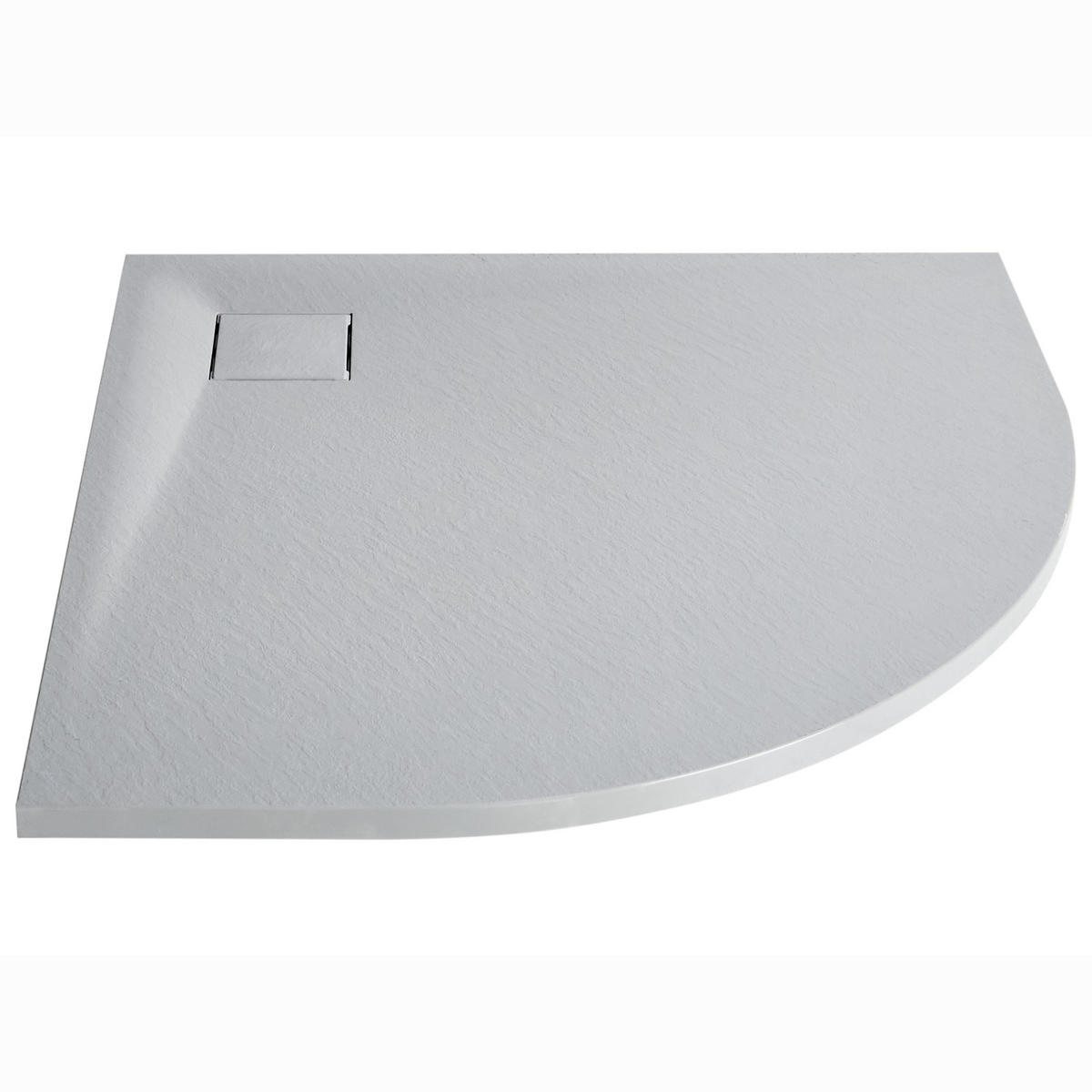 SPRCHOVÁ VANIČKA 80/80/3 cm Šedá Paron - šedá/tmavě šedá, plast (80/3/80cm) - Beliani