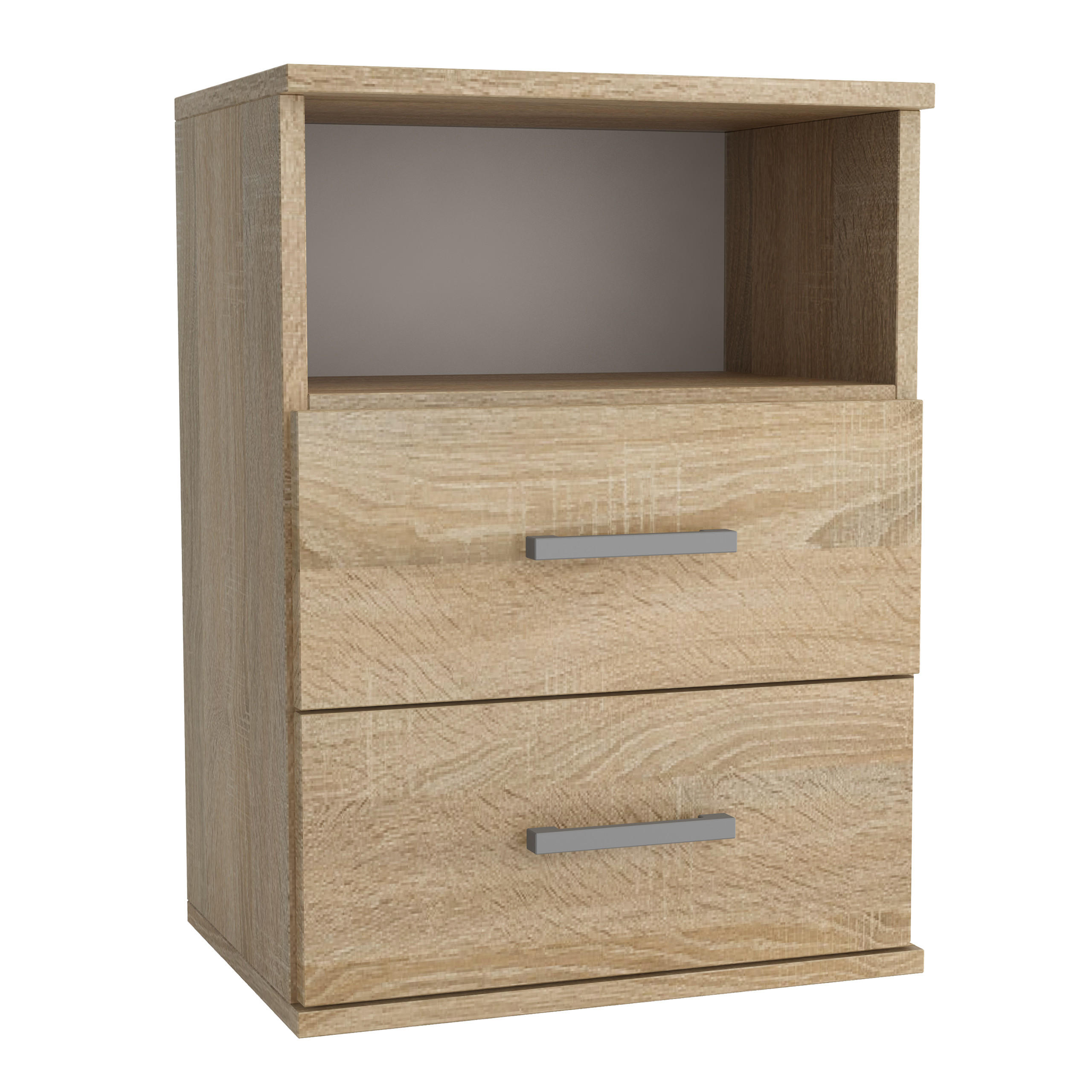 NACHTTISCH NOCTA 48/65,5/35 cm Sonoma Eiche - Sonoma Eiche, Holzwerkstoff (48/65.5/35cm) - MASSENO