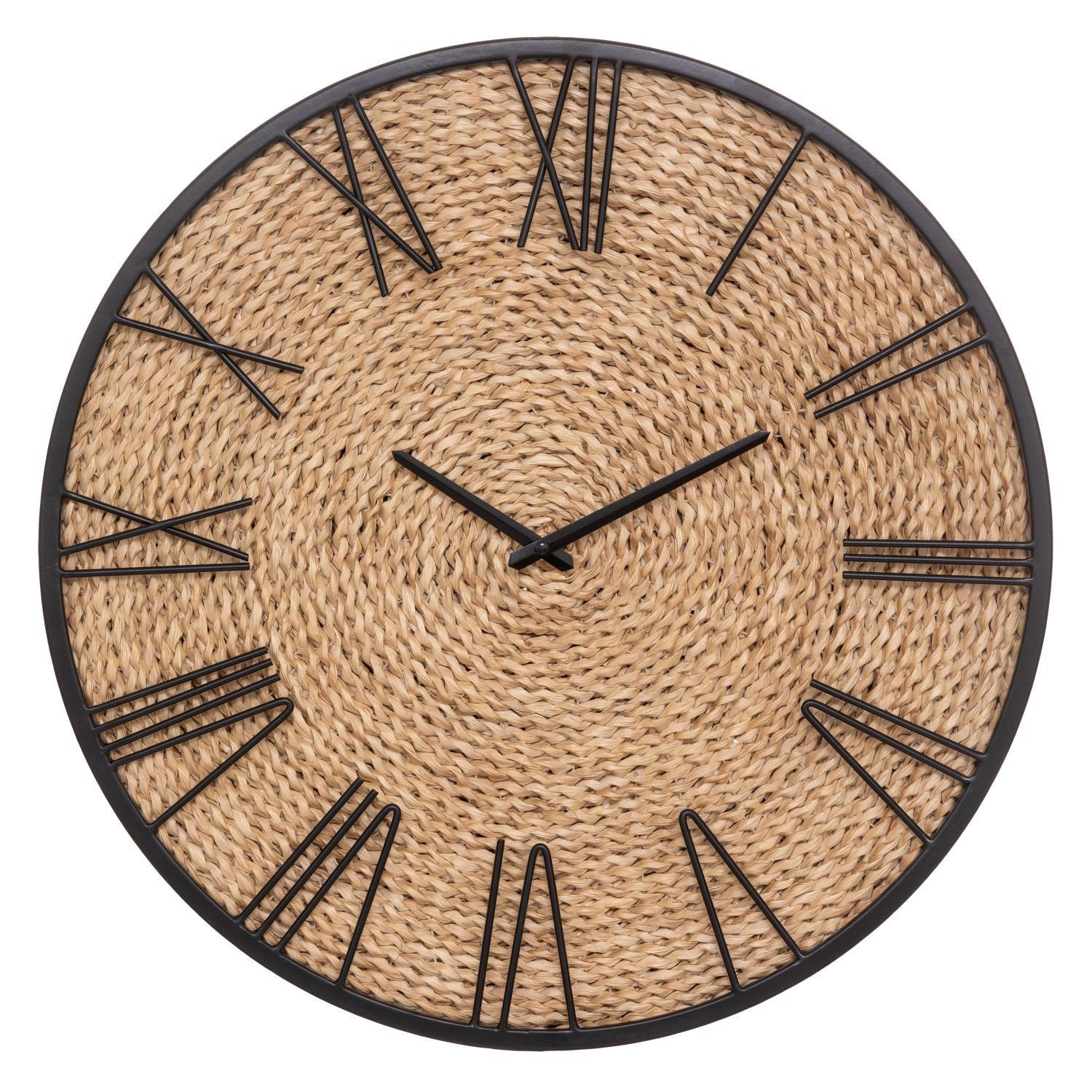 WANDUHR für Wohnzimmer Nico 50/50/3,5 cm - Braun, Holzwerkstoff (50/3.5/50cm) - Atmosphera Createur d´interieur