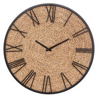 WANDUHR für Wohnzimmer Nico 50/50/3,5 cm - Braun, Holzwerkstoff (50/3.5/50cm) - Atmosphera Createur d´interieur