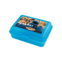 BROTDOSE Sesamstraße Krümelmonster Hungry Blau 17,5 x 12,8 x 6,9 cm - Blau, Kunststoff (17.5/6.9/12.8cm) - United Labels