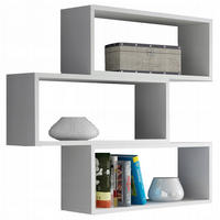 WANDREGAL Adam 3 Regalwürfel Weiß 65/21/93 cm - Weiß, Holzwerkstoff (65/93/21cm) - Matkam Möbel