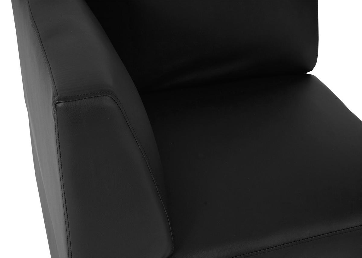 MODULAR 3-SITZER SOFA Schwarz - Schwarz, Textil (197/76/72cm) - MCW