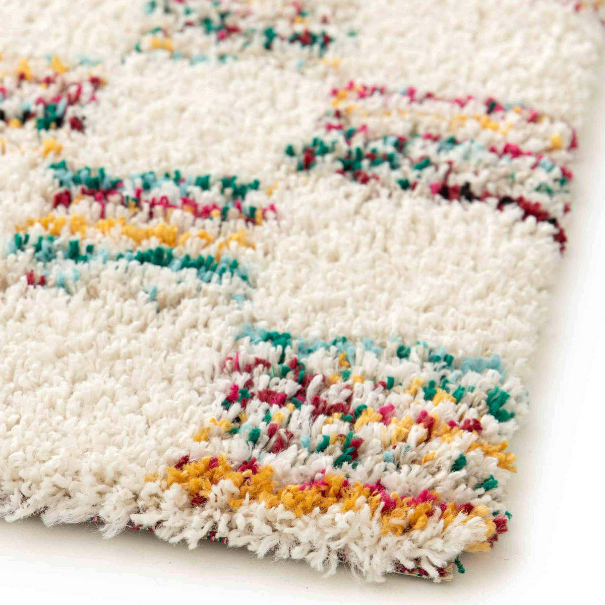 TEPPICH, Weiß - Weiß, Textil (160/230cm) - Oviala