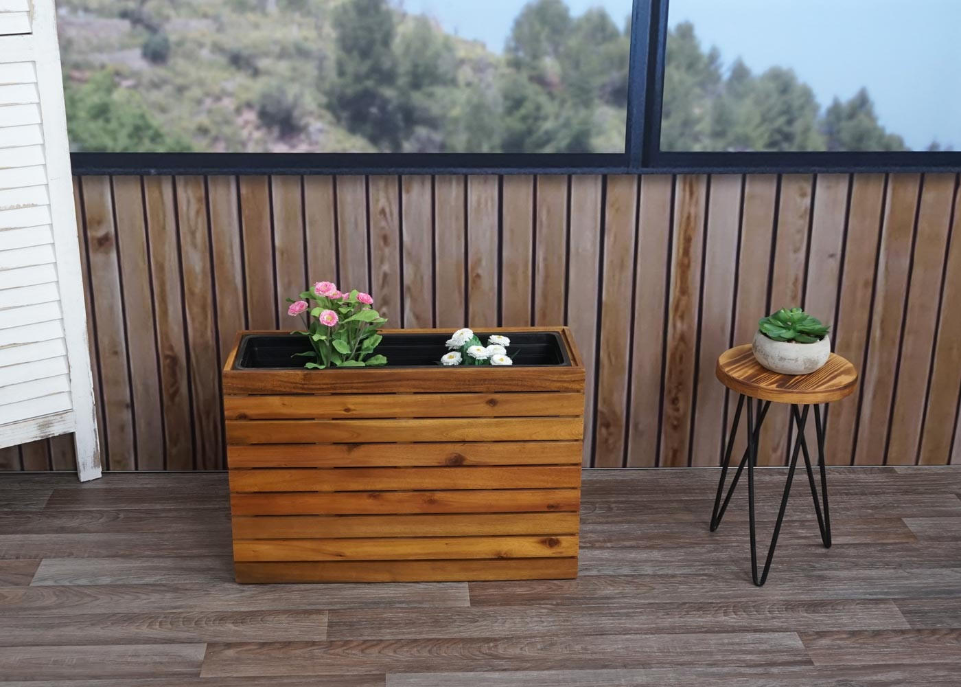 PFLANZKASTEN Braun - Braun, Holz (63/41/23cm) - MCW