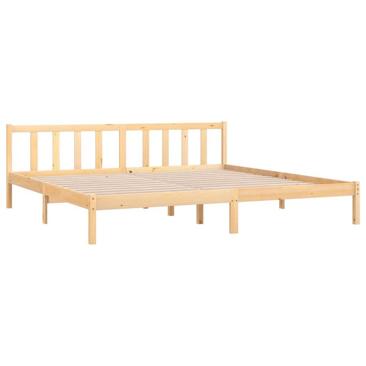 MASSIVHOLZBETT Kiefer 180/200 Cm - Braun, Holz (180/200cm) - vidaXL