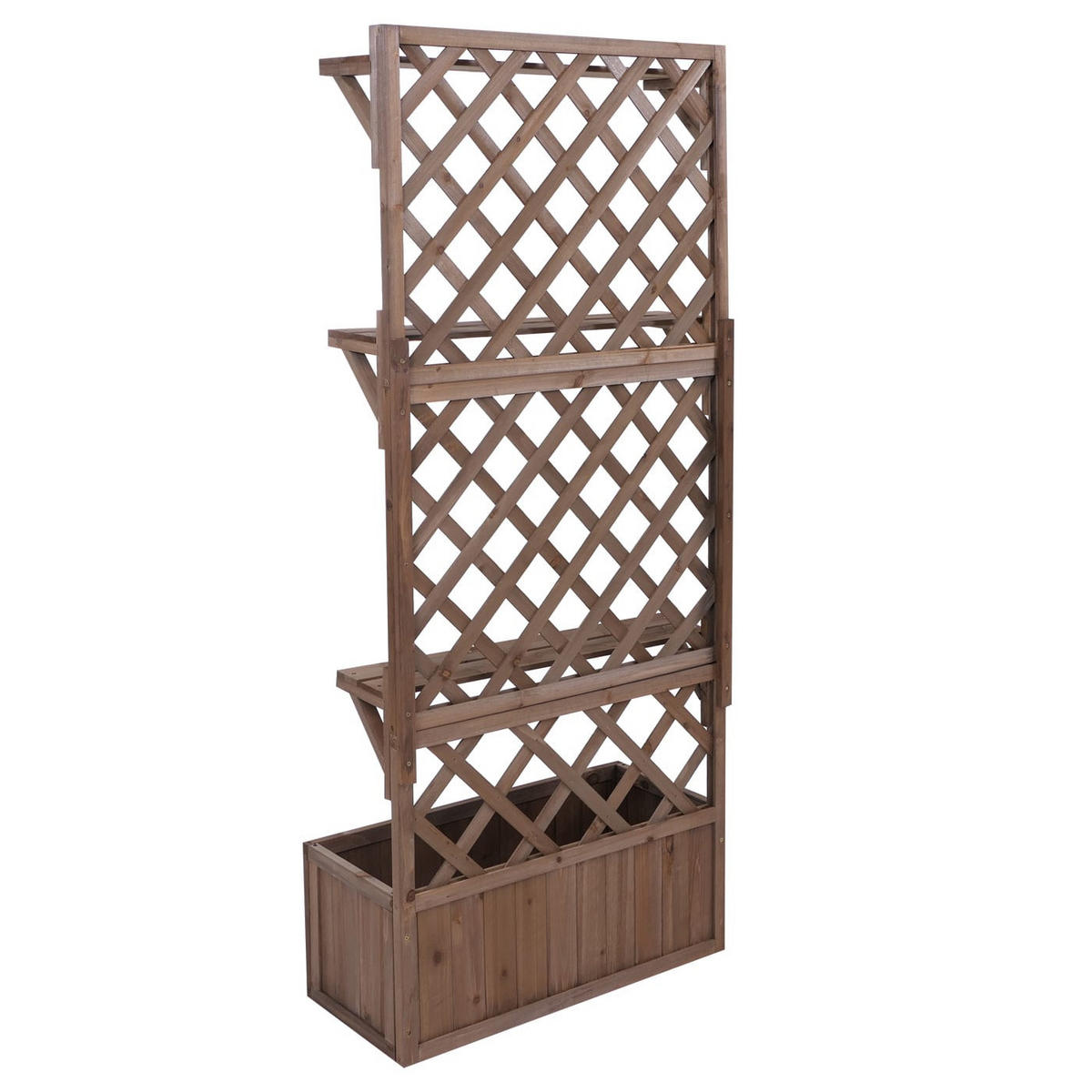 HOCHBEET 177x77x33cm Braun - Braun, Holz (77/177/33cm) - PROREGAL