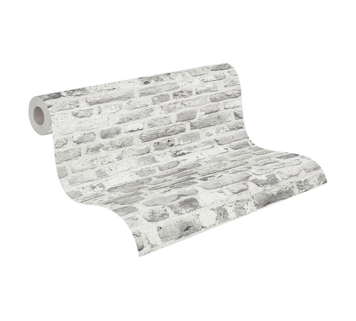 VLIESTAPETE Grau 53/1005 cm - Grau, Textil (53/1cm) - KUNSTLOFT