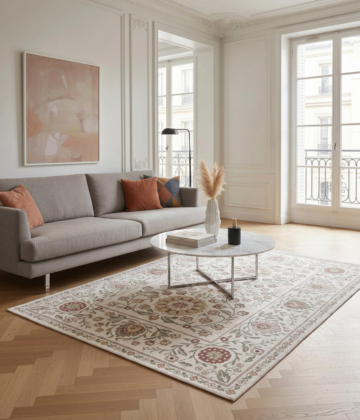 TEPPICH aus recycelten Fasern im Designstil mehrfarbig - Multicolor, Textil (120/170cm) - AFK Living