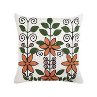 DEKOKISSEN Bunt 50/50 cm Vellore - Multicolor, Naturmaterialien/Textil (50/50cm) - Beliani