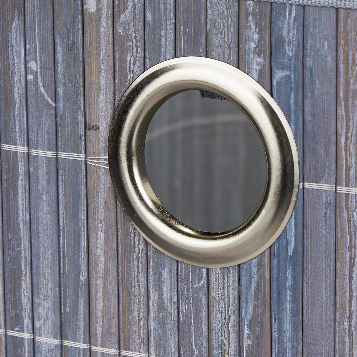 AUFBEWAHRUNGSKORB - Multicolor, Holz/Textil (31/20/31cm) - Relaxdays