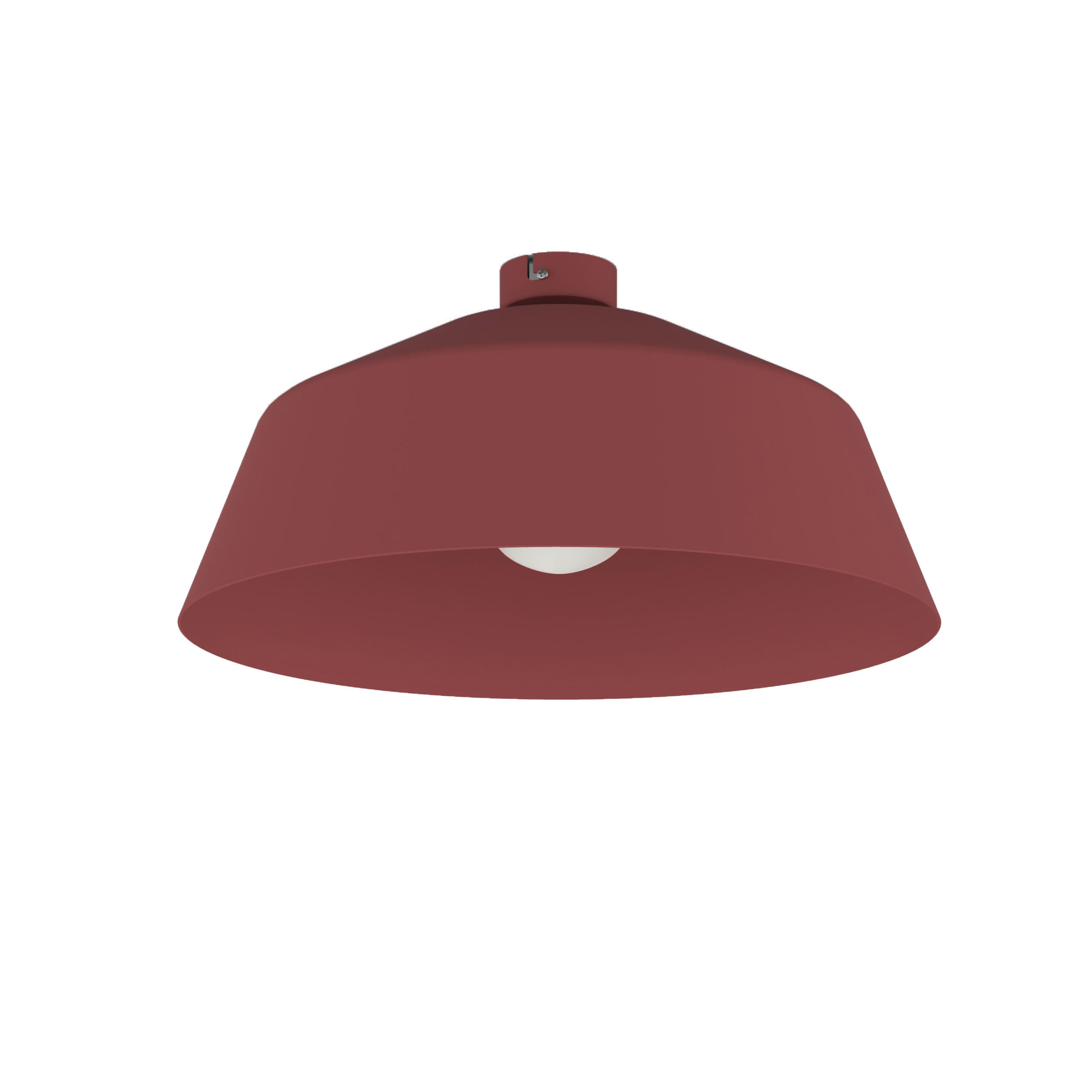 DECKENLEUCHTE - Rot, Metall (50/50/30cm) - Lumicom