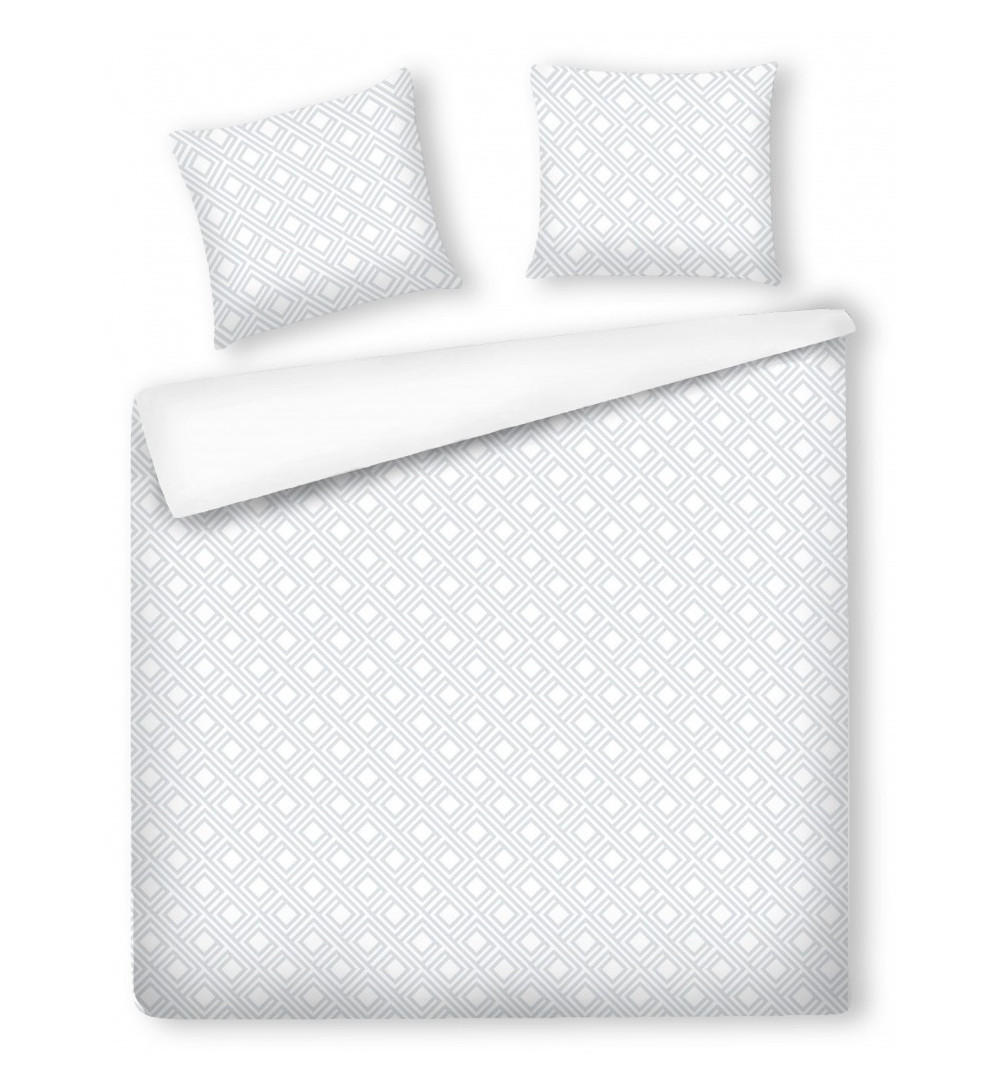 BETTWÄSCHE Grapho - Weiß, Textil (160/200cm) - home&you