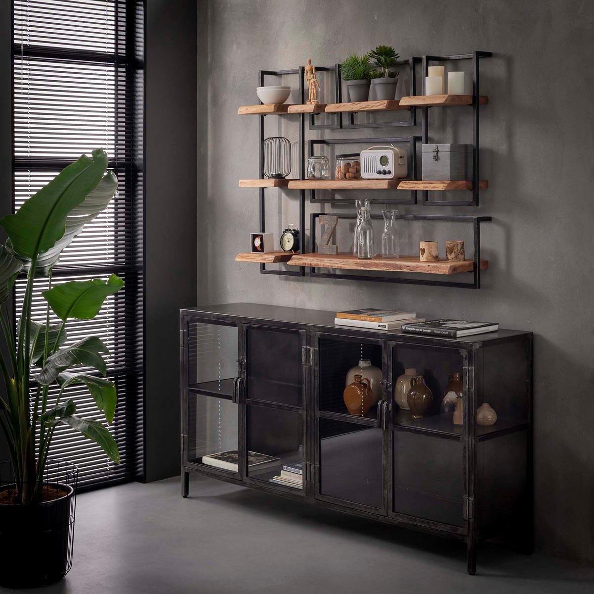 WANDREGAL Edge Braun 30/25/100 cm - Braun, Holz (25/100/30cm) - Hoyz Collection