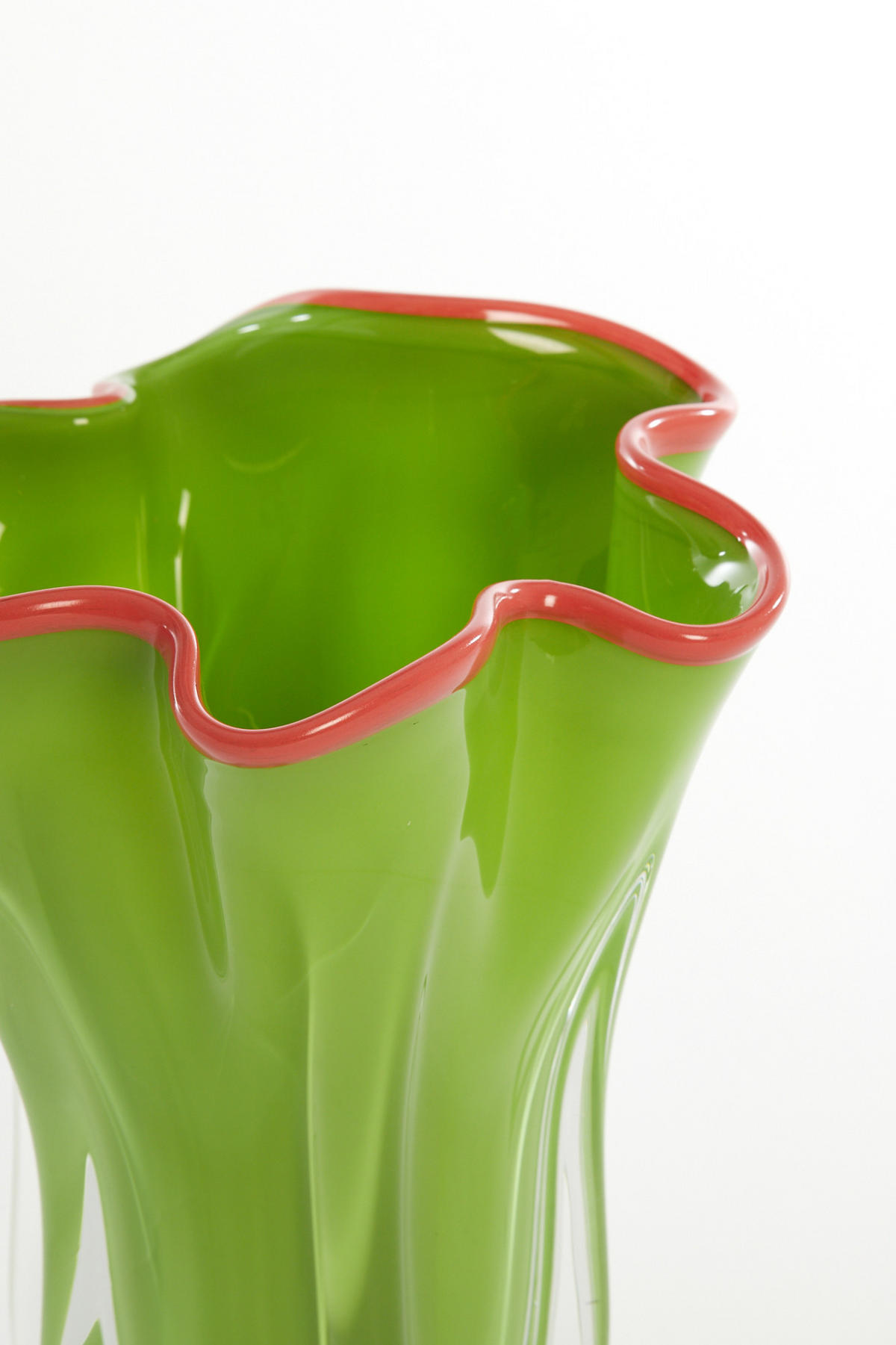 VASE Kazuno Grün Ø22/27 cm - Grün, Glas (22/27cm) - Light & Living