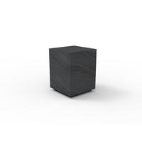 BEISTELLTISCH COLORADO aus GF-Beton, Wetterbeständig, 35x35x46 cm - Dunkelgrau, Naturmaterialien (35/35/46cm) - Elementi