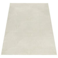KURZFLORTEPPICH, abstrakt, Florhöhe 9 mm, Creme, 200 x 280 cm - Creme, Textil (280/200cm) - KADIMA DESIGN