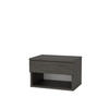 NACHTTISCH Jamot Wenge - Dunkelbraun, Holzwerkstoff (44.5/29/31.7cm) - Decorotika