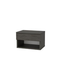 NACHTTISCH Jamot Wenge - Dunkelbraun, Holzwerkstoff (44.5/29/31.7cm) - Decorotika