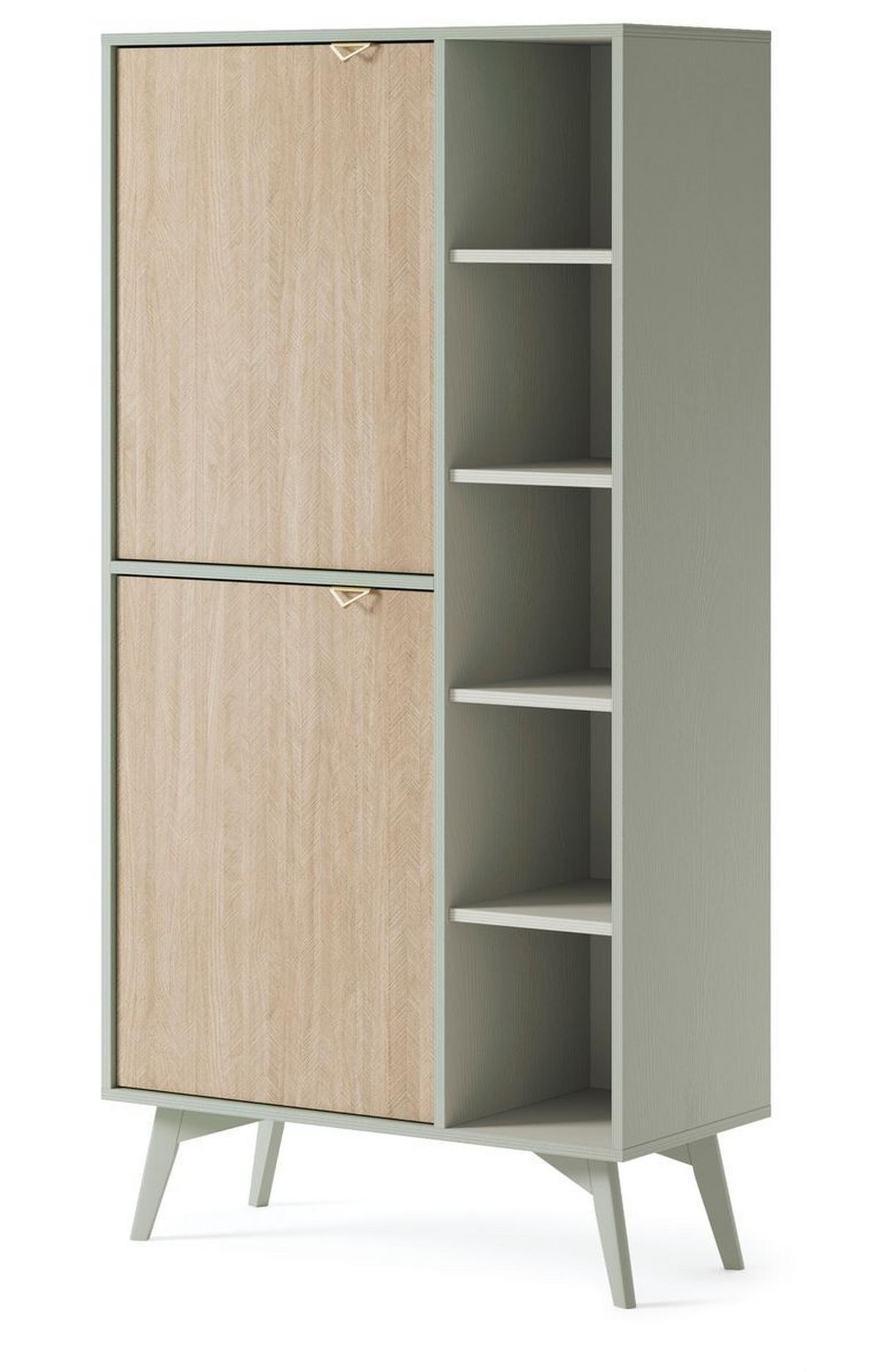 WOHNZIMMER Set 3-tlg. – FOREST – Eukalyptusholzfarben - Eukalyptusholzfarben, Holzwerkstoff (80/160/38cm) - hi-markt