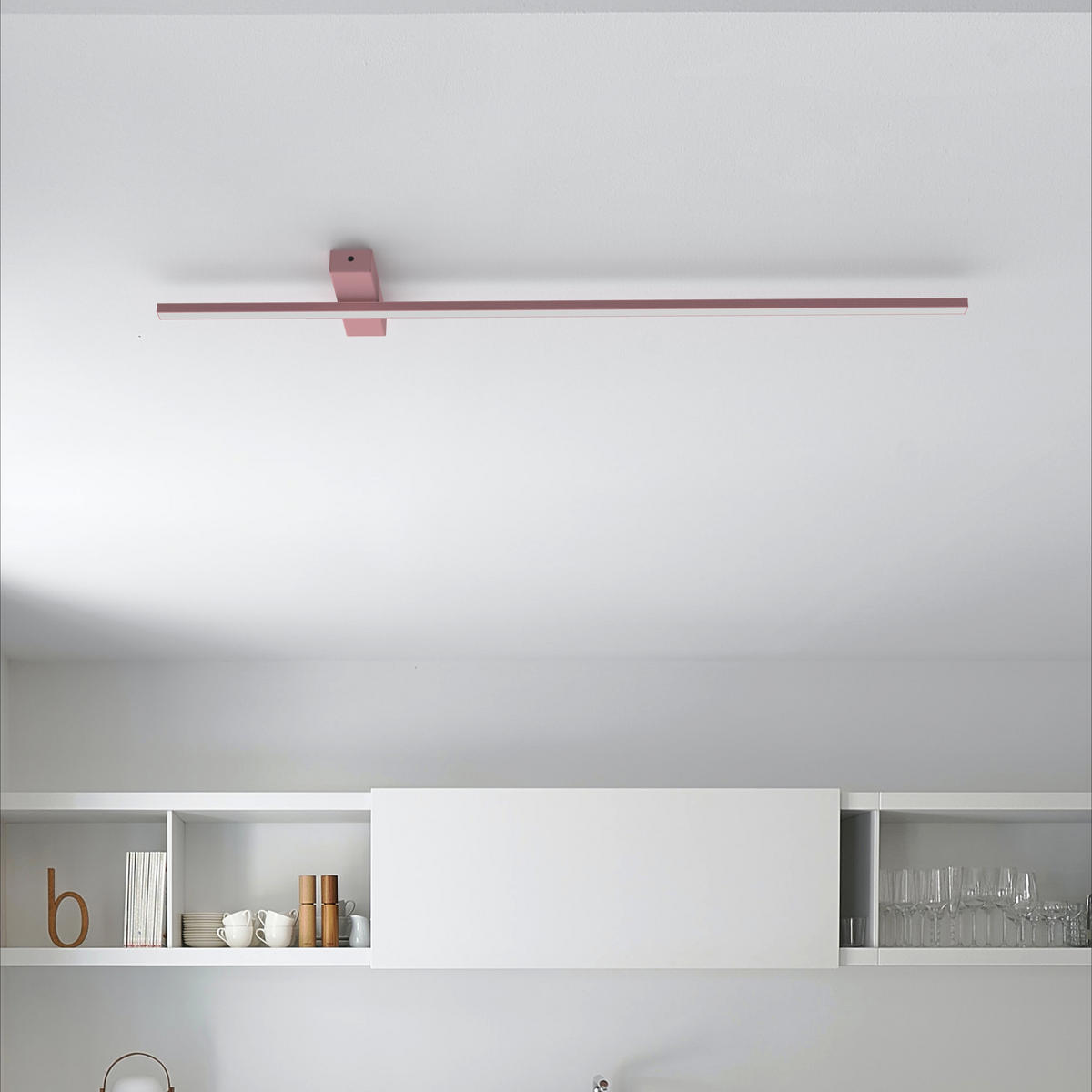 LED-DECKENLEUCHTE - Pink, Metall (2/100/2cm) - Lumicom