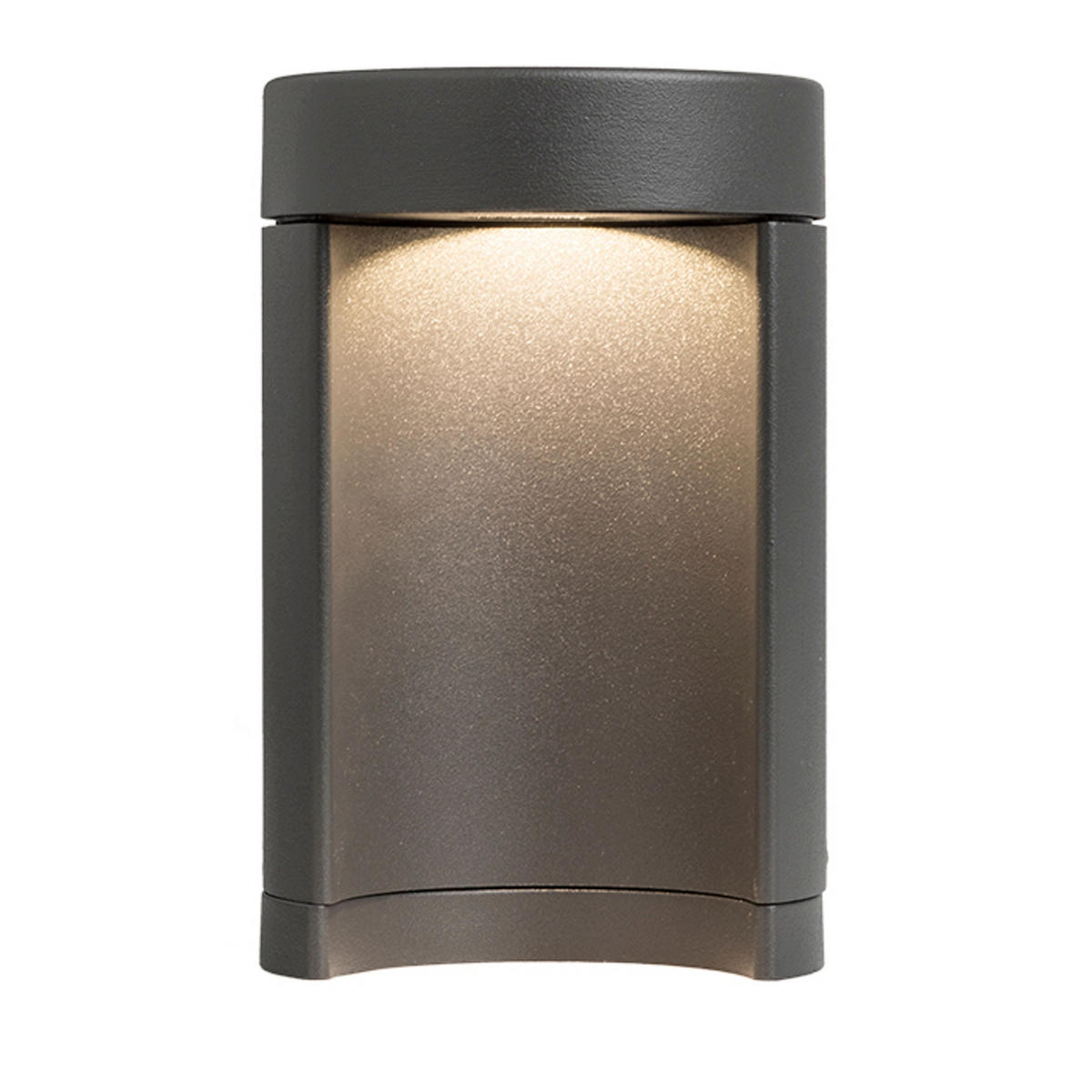 AUSSENLEUCHTE SONET Anthrazitgrau 7 W IP54 - Grau, Metall (9/9/14cm) - Rendl