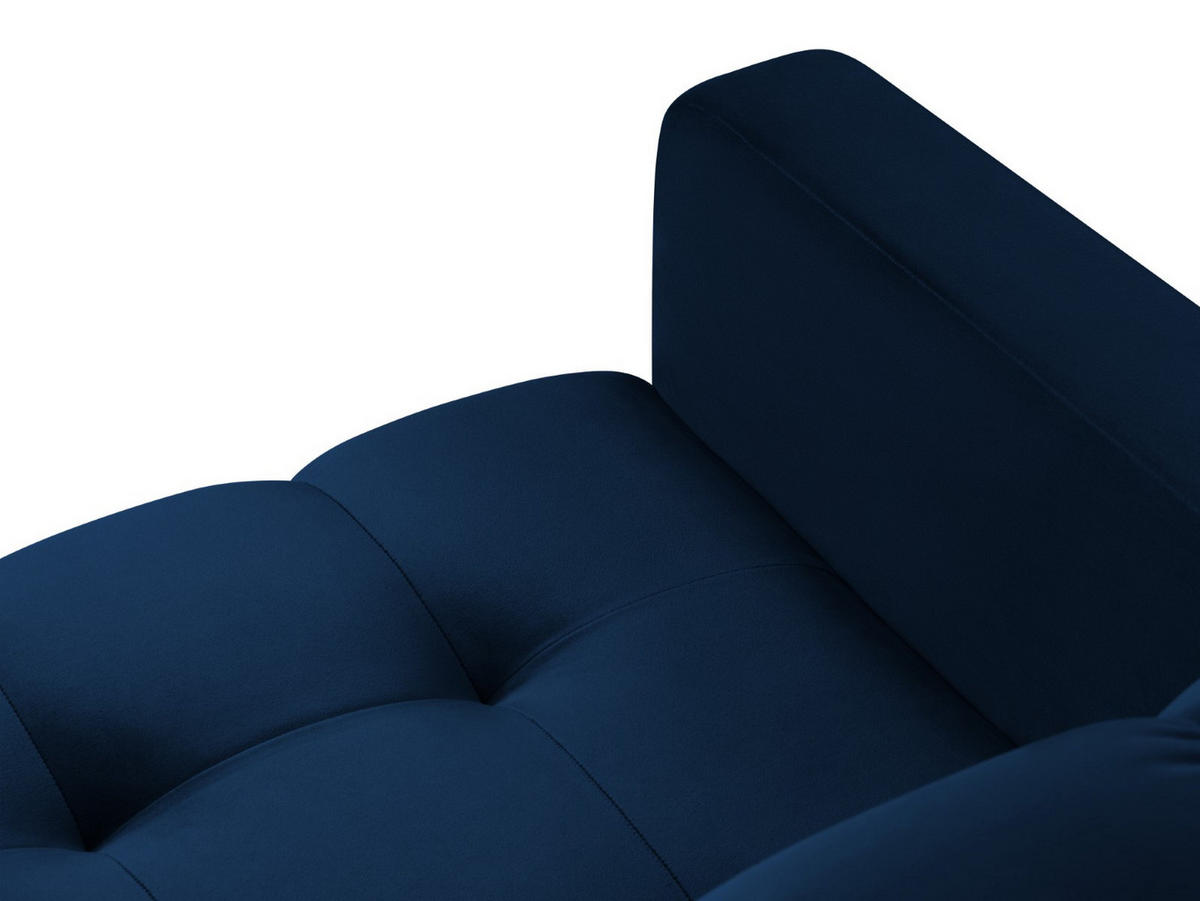SESSEL Mamaia aus Samt königsblau - Blau, Textil (92/75/87cm) - Micadoni
