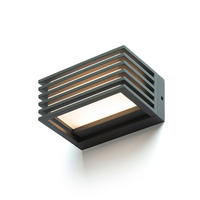 AUSSENLEUCHTE CLAIRE 14 Anthrazitgrau milchfarbenes Acryl 6 W IP54 - Grau, Kunststoff (105/14/65cm) - Rendl