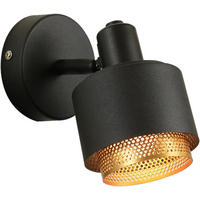 LED-DECKENLEUCHTE Duran 9/9/16.5cm - Schwarz, Metall (9/9/16.5cm) - Nettlife