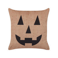 DEKOKISSEN Beige 45/45 cm Sebes - Beige, Textil (45/45cm) - Beliani