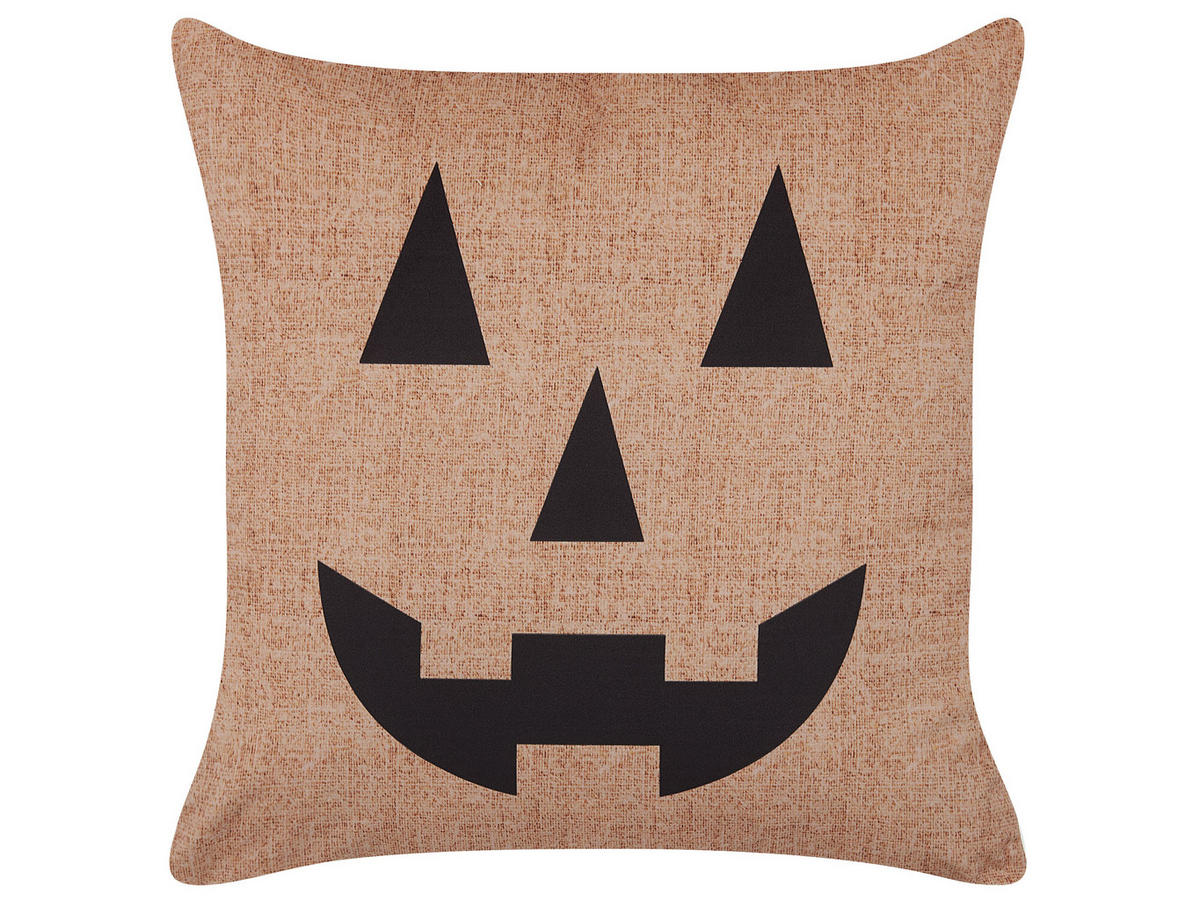 DEKOKISSEN 2er-Set Beige 45/45 cm Sebes - Beige, Textil (45/45cm) - Beliani