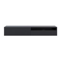 TV-HÄNGEBOARD Veldio Schwarz mit offenem Fach 175 cm - Schwarz, Holzwerkstoff (175/28.5/31.6cm) - Selsey