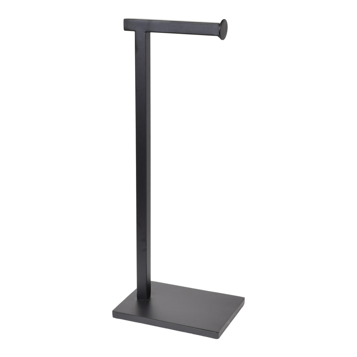 TOILETTENPAPIERHALTER Riva Schwarz - Schwarz, Metall (20/51/14cm) - LOFT42