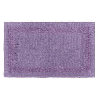 BADEMATTE 70/120 cm, 100% Baumwolle, wendbar - Flieder, Textil (70/120cm) - Homescapes