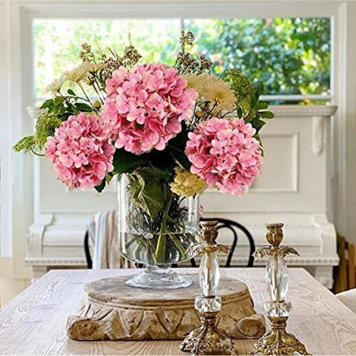 KUNSTHORTENSIE 2 Stück Light Coral 63 cm - Rosa, Kunststoff (10cm)