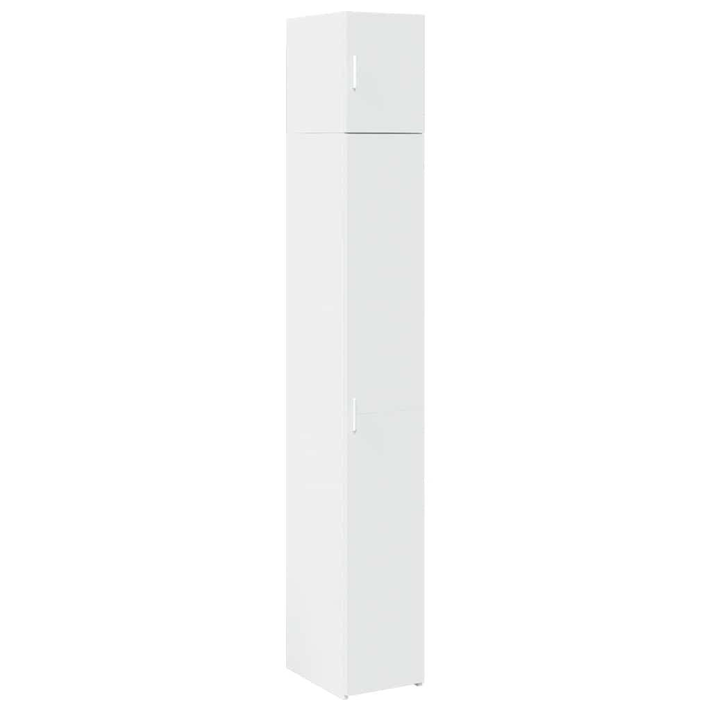HOCHSCHRANK Schmal Weiss 30/42.5/225 Cm Holzwerkstoff - Weiß, Holzwerkstoff (42.5/225/30cm) - vidaXL