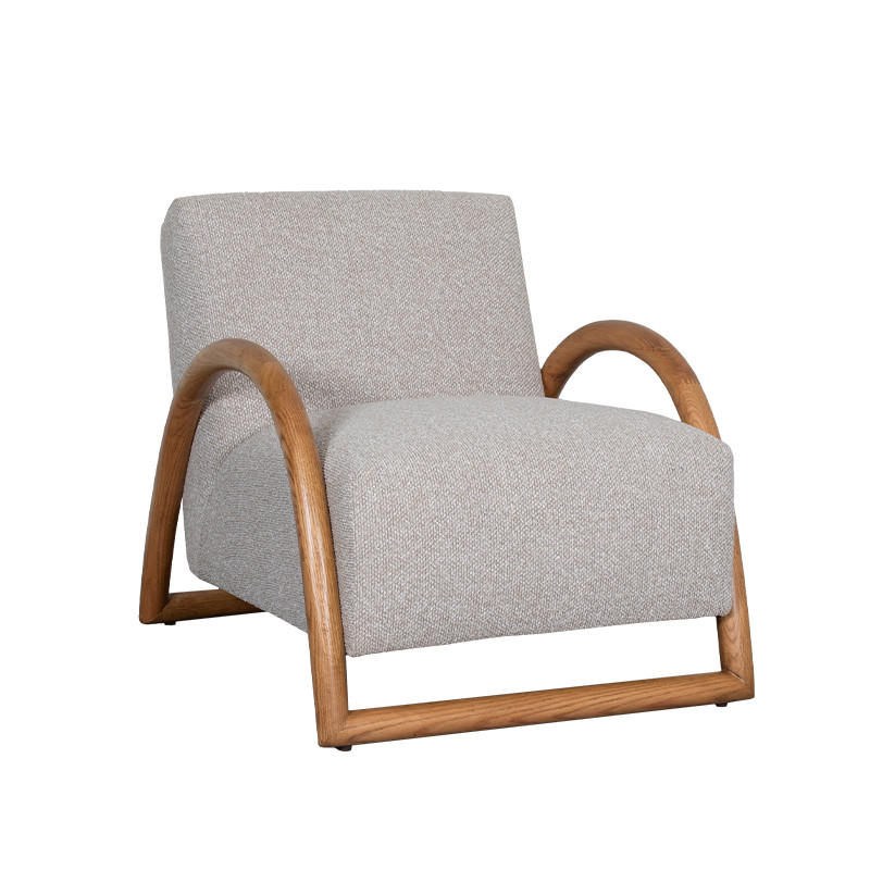 SESSEL Viggo - Beige - 60/80/62 cm - Beige, Textil (60/80/62cm) - LABEL51