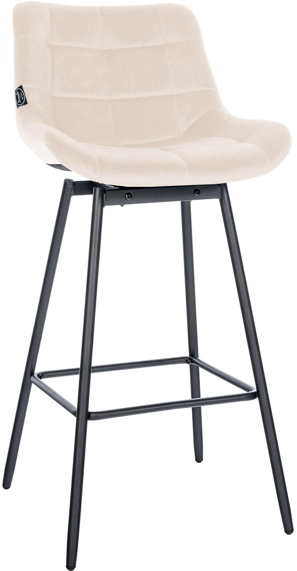 BARHOCKER Weston schwenkbar 105x49x56 cm creme - Creme, Metall (49/105/56cm) - furnicato