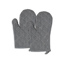 OFENHANDSCHUHE, 18x28 cm, 100% Baumwolle, Grau - Schwarz, Textil (18/28cm) - Zollner