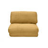 SCHLAFSESSEL 1-Sitzer Cord Currygelb SPENCER - Gelb, Textil (82/62/82cm) - Miliboo