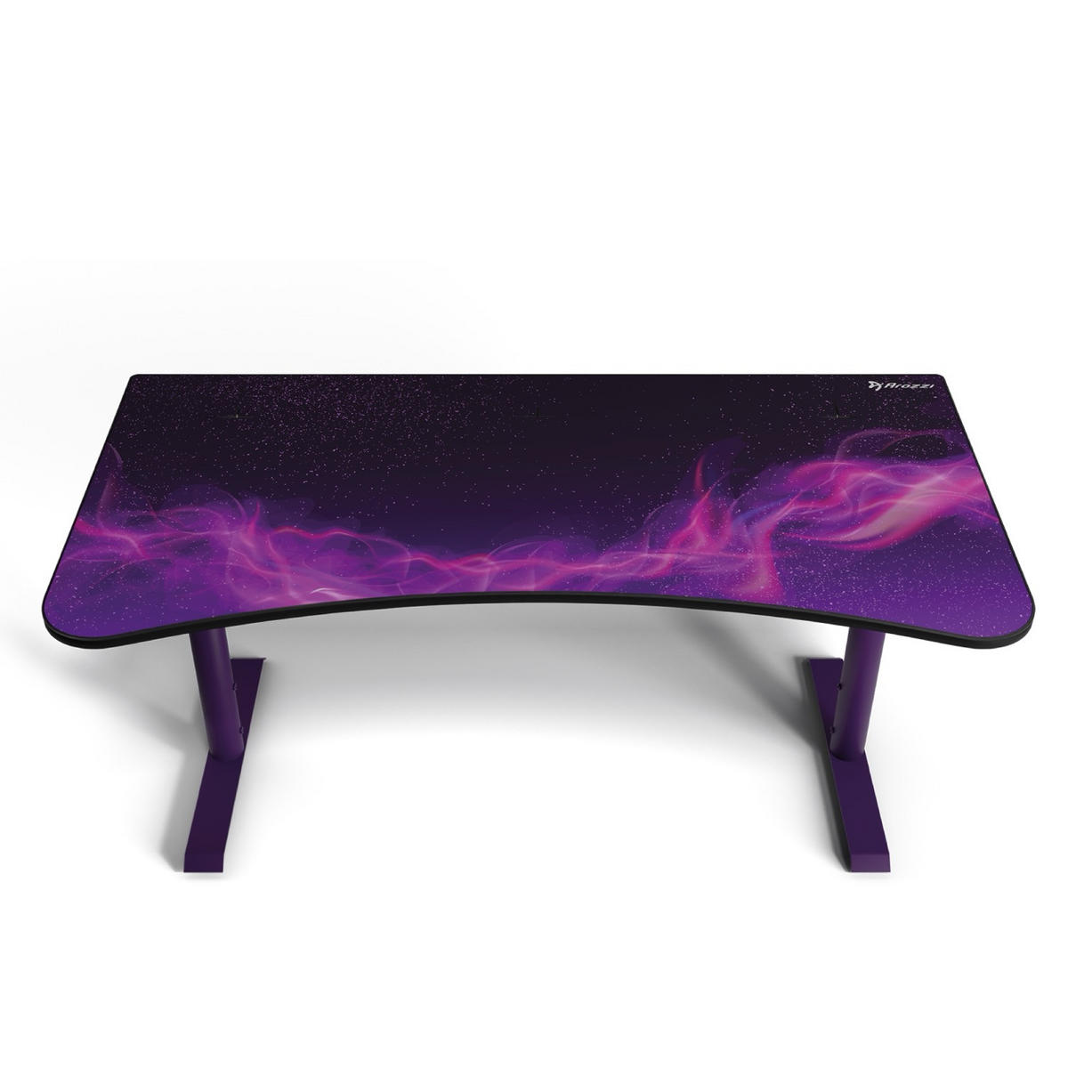 GAMINGTISCH Arena 160/82/71-81 cm Deep Purple - Galaxy - Lila, Metall (82/160/71cm) - Arozzi