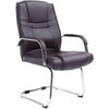 SCHWINGSTUHL Lederlook braun - Braun, Textil/Metall (60/104/67cm) - CLP