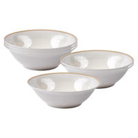 BEILAGENSCHALEN Geo beige ø 14 cm 6er Set - Beige, Keramik (14cm) - Ritzenhoff Breker
