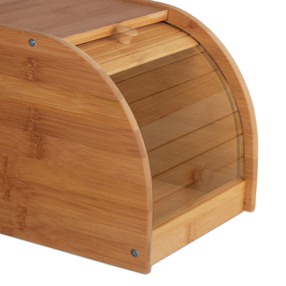 BROTKASTEN - Hellbraun, Holz (20.2/18.2/27cm) - Relaxdays
