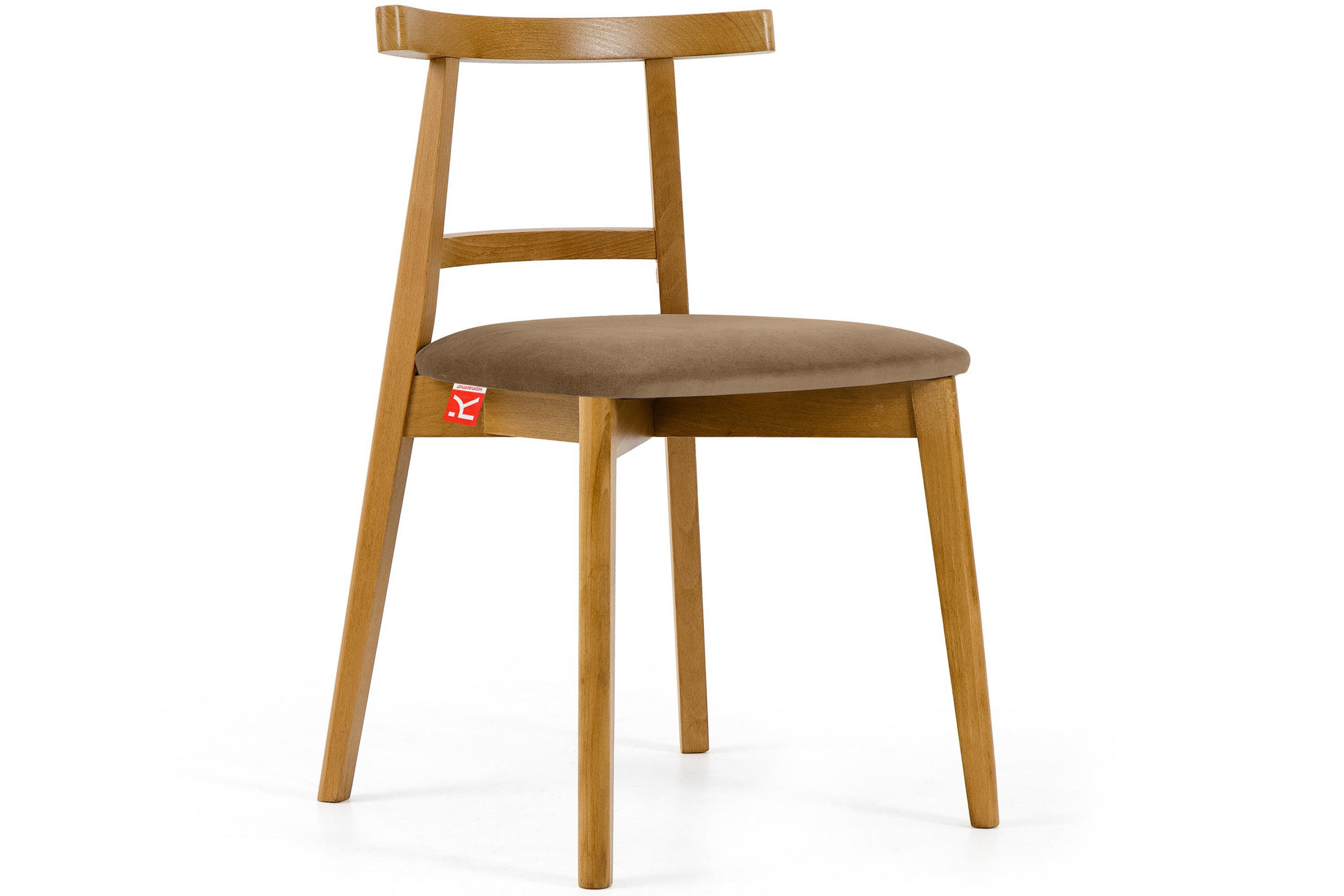 ESSTISCHSTÜHLE LILIO 2 St Vintage, Beige / hell Eiche - Hellbraun/Eichefarben, Holz/Textil (47/76/45cm) - KONSIMO®